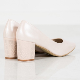 Goodin Czółenka Na Słupku brązowe 1