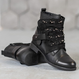 Forever Folie Czarne Workery 1