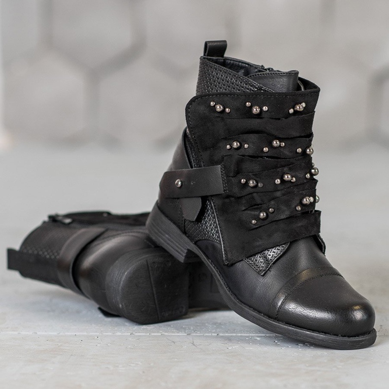 Forever Folie Czarne Workery 1