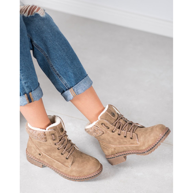 Goodin Ciepłe Traperki brązowe 2