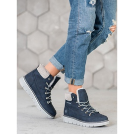 Goodin Traperki Na Platformie niebieskie 2