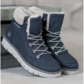 Goodin Traperki Na Platformie niebieskie 1