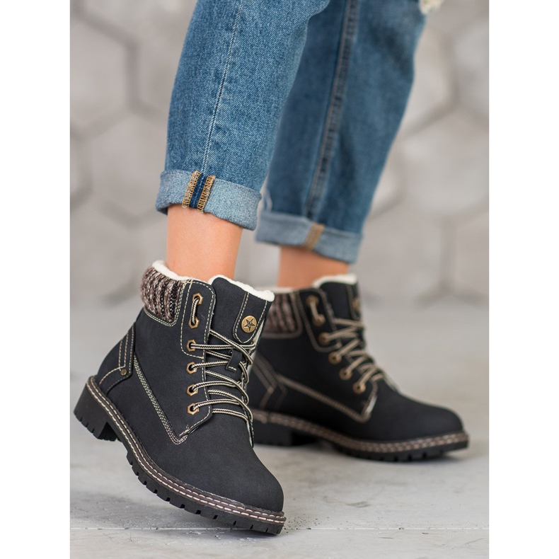 Goodin Ciepłe Traperki szare 1