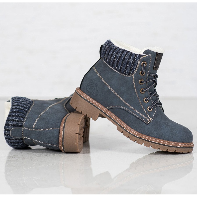 Goodin Traperki Z Kożuszkiem niebieskie 1