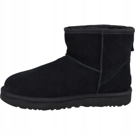 Buty Ugg Classic Mini Rubber Logo W 1108231-BLK czarne 1