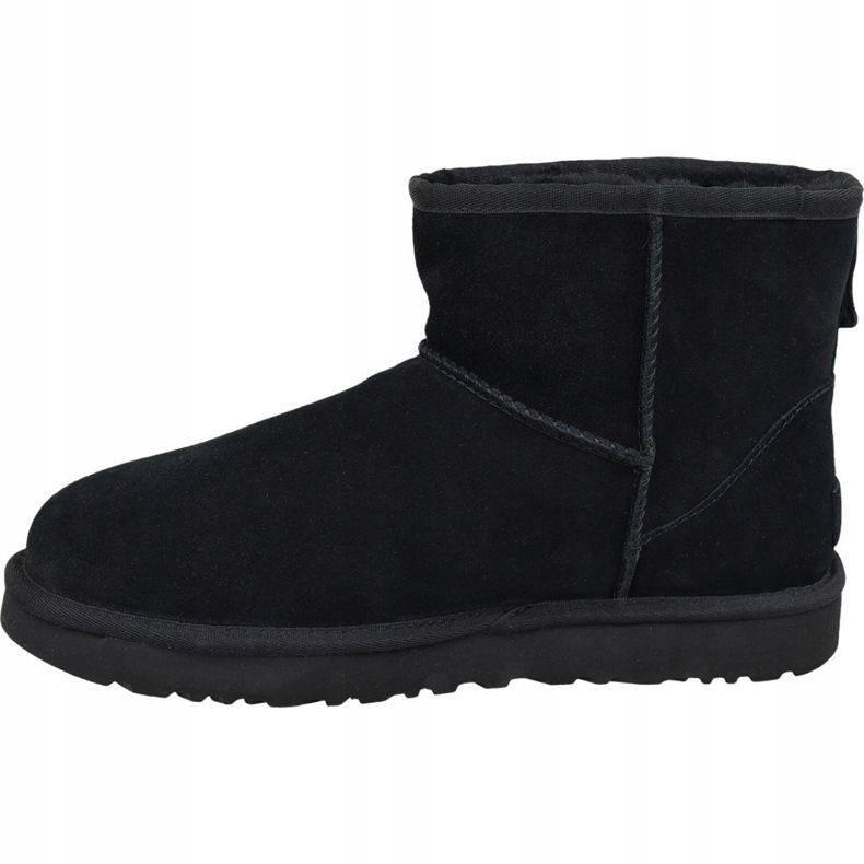Buty Ugg Classic Mini Rubber Logo W 1108231-BLK czarne 1