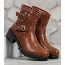 SHELOVET Klasyczne Workery brązowe 1