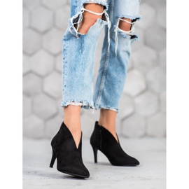 Filippo Seksowne Botki Na Szpilce czarne 2