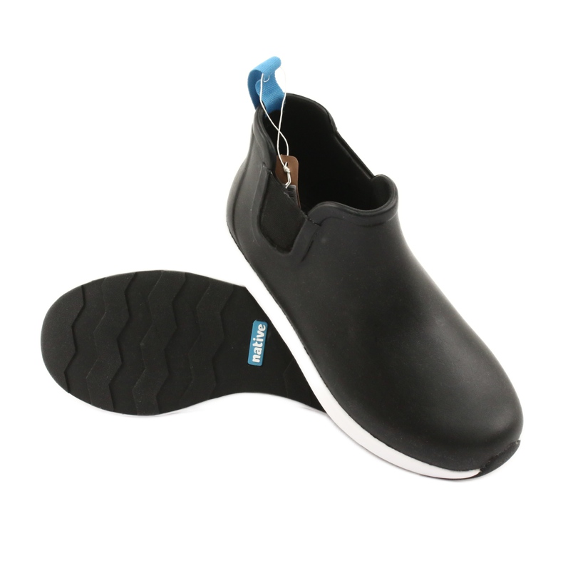 Native Ap Rain Jiffy Black Shell White Jiffy Rubber białe czarne 3