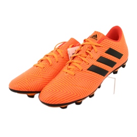 Buty piłkarskie adidas Nemeziz 18.4 FxG M DA9594 pomarańczowe 2