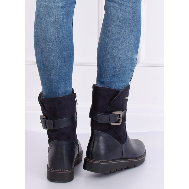 Botki ocieplane czarne BM-9063 Black 1