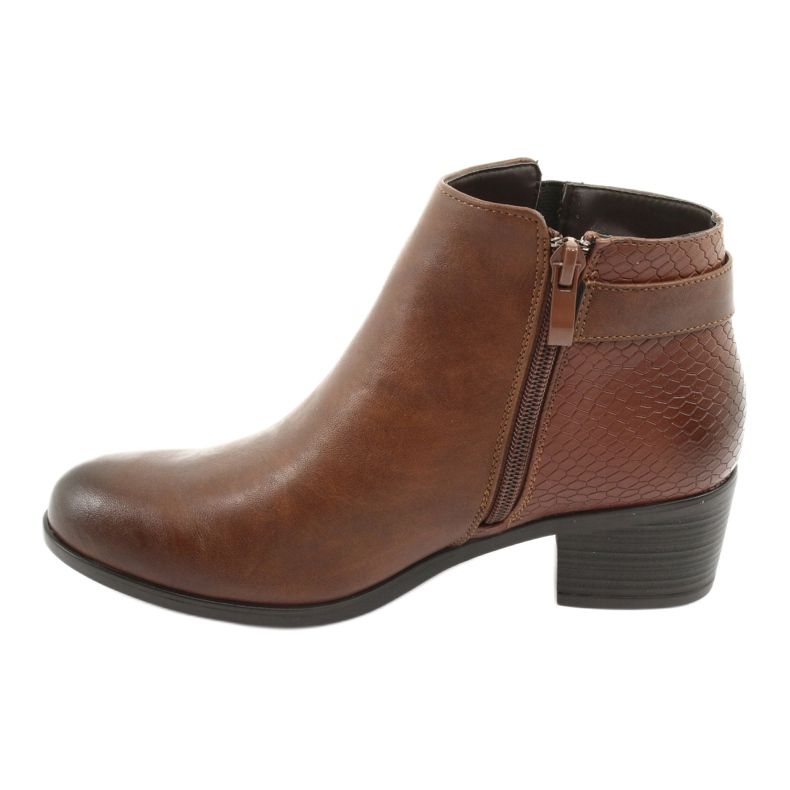 M.Daszyński Botki sztyblety z klamrą Daszyński 1919 brąz brązowe 2