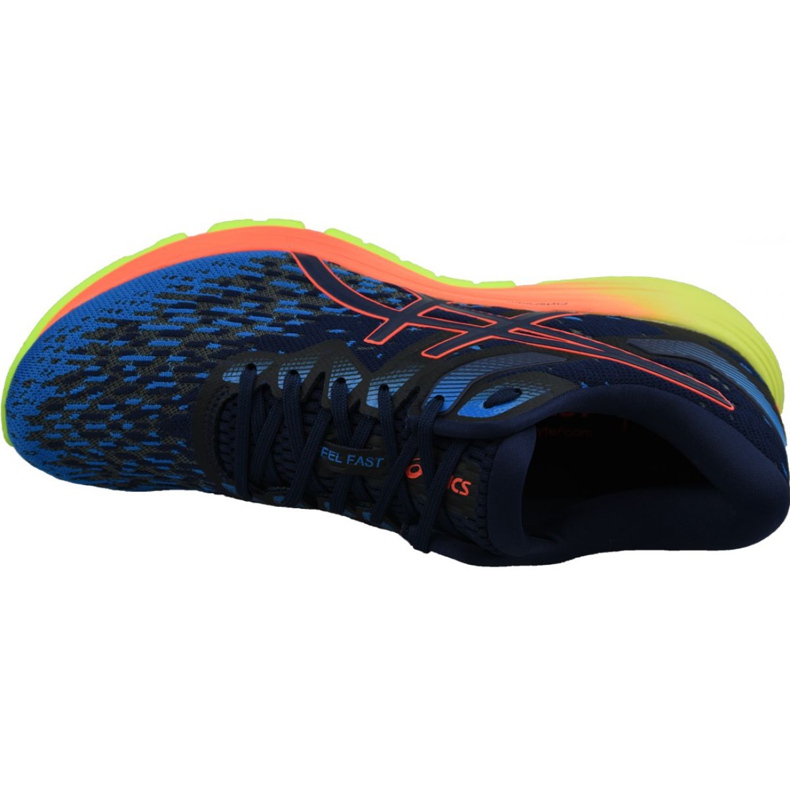 Buty do biegania Asics DynaFlyte 4 M 1011A549-400 niebieskie wielokolorowe 2