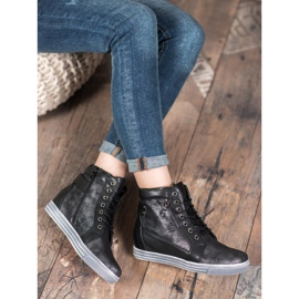 Sergio Leone Czarne Sneakersy 1