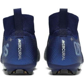 Buty piłkarskie Nike Mercurial Superfly 7 Elite Mds Fg Jr BQ5420 401 niebieskie niebieskie 4