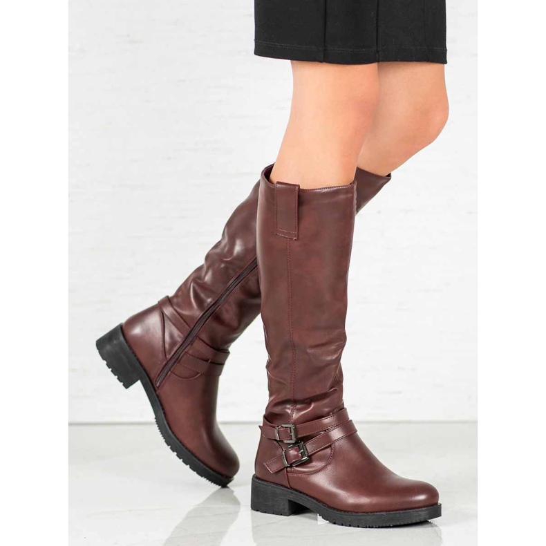 Super Me Ciepłe Kozaki czerwone 2