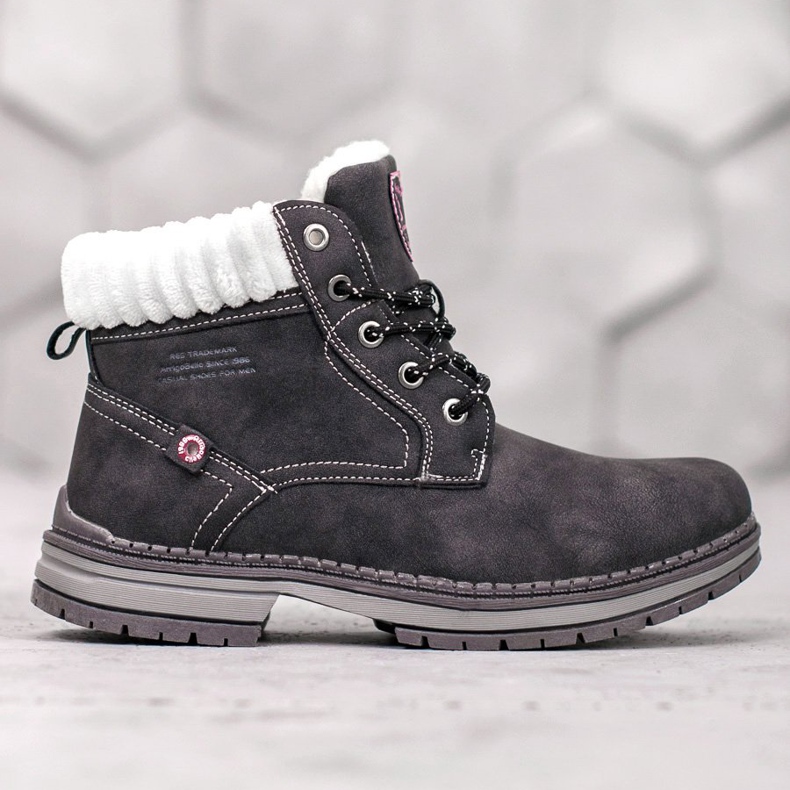 Arrigo Bello Modne Traperki czarne 2