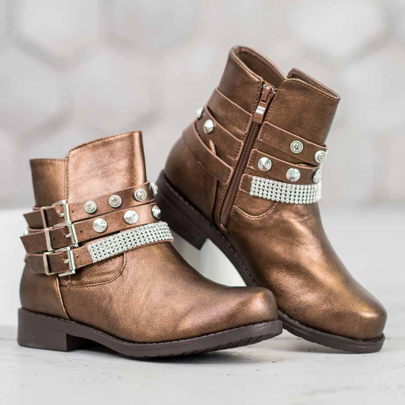 Forever Folie Brązowe Botki 2