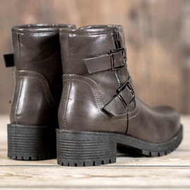 SHELOVET Klasyczne Workery szare 2