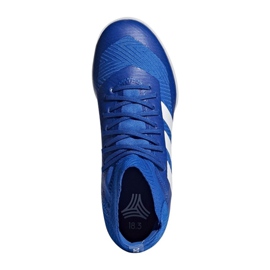 Buty piłkarskie adidas Nemeziz Tango 18.3 IN Jr DB2374 niebieskie niebieskie 1