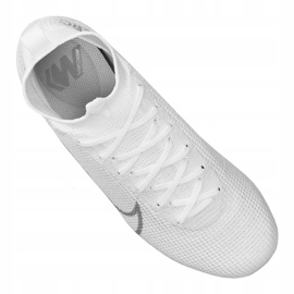 Buty piłkarskie Nike Superfly 7 Elite Fg Jr AT8034-100 białe białe 2