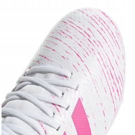 Buty piłkarskie adidas Nemeziz 18.3 Fg Jr CM8506 białe wielokolorowe 3