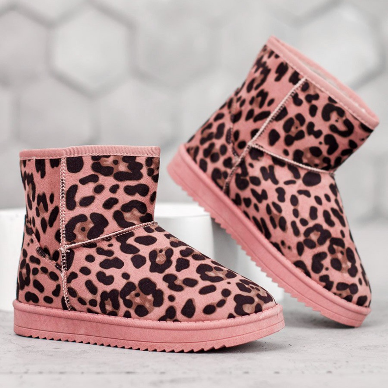 SDS Różowe Mukluki W Cętki 1