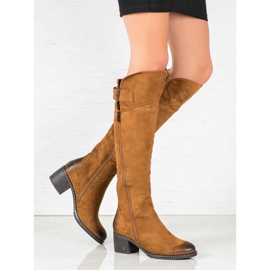 Camelowe Kozaki VINCEZA brązowe 1