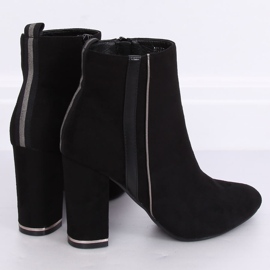 Botki na obcasie czarne M378 Black 2