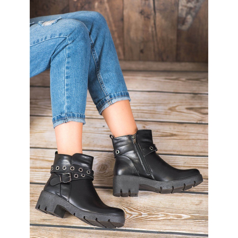 SHELOVET Czarne Workery 2