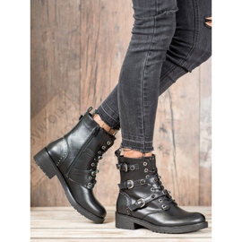 Cm Paris Czarne Workery Z Koralikami 2