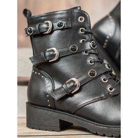 Cm Paris Czarne Workery Z Koralikami 1