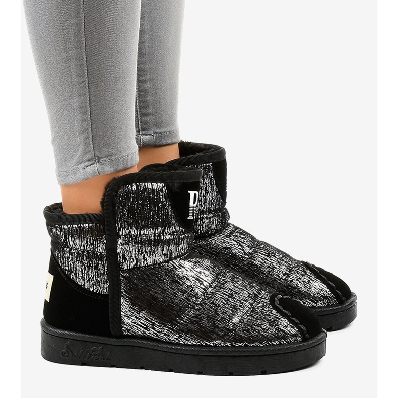 Srebrne eskimoski ocieplane emu FC232-19 szare 2