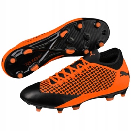 Buty piłkarskie M Puma Future 2.4 Fg Ag 104839 02 pomarańczowe wielokolorowe 4
