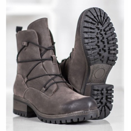 Kylie Sportowe Workery szare 2