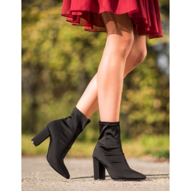 RTX WALK Wsuwane Botki Tekstylne czarne 1