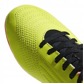 Buty piłkarskie Jr adidas Predator 18.4 FxG Jr DB2321 zielone wielokolorowe 3