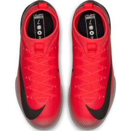 Buty piłkarskie Jr Nike Mercurial Superfly X 6 Academy Gs CR7 Ic Jr AJ3110 600 czerwone wielokolorowe 1
