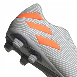 Buty piłkarskie M adidas Nemeziz 19.4 FxG EF8292 szare wielokolorowe 4