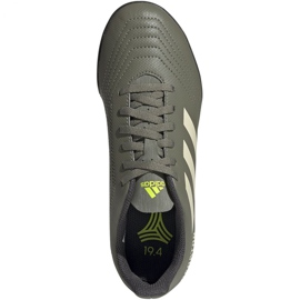 Buty piłkarskie adidas Predator 19.4 Tf Jr EF8222 wielokolorowe zielone 1