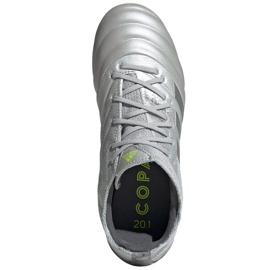 Buty piłkarskie adidas Copa 20.1 Fg Jr EF8320 szare szare 1