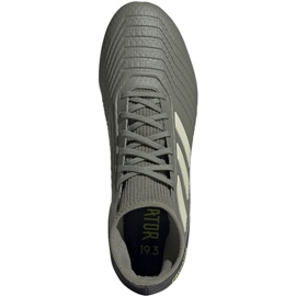 Buty piłkarskie adidas Predator 19.3 Fg M EF8208 szare szare 1