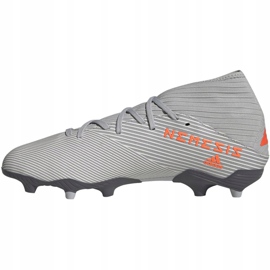 Buty piłkarskie adidas Nemeziz 19.3 Fg M EF8287 szare szare 2