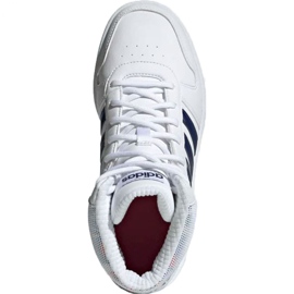 Buty adidas Hoops Mid 2.0 Jr EE8546 białe 1