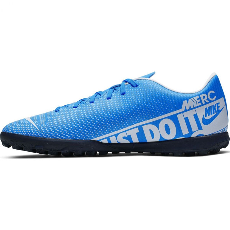 Buty piłkarskie Nike Mercurial Vapor 13 Club M Tf AT7999 414 niebieskie niebieskie 2