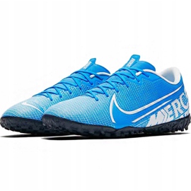 Buty piłkarskie Nike Mercurial Vapor 13 Academy M Tf AT7996 414 wielokolorowe niebieskie 2