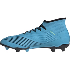 Buty piłkarskie adidas Predator 19.2 Fg M F35604 niebieskie wielokolorowe 1