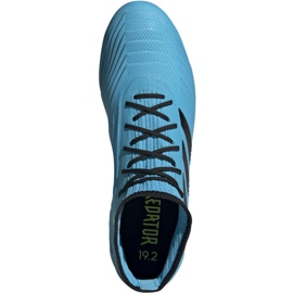 Buty piłkarskie adidas Predator 19.2 Fg M F35604 niebieskie wielokolorowe 2