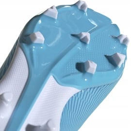 Buty piłkarskie adidas X 19.3 Fg Jr F35366 niebieskie wielokolorowe 5