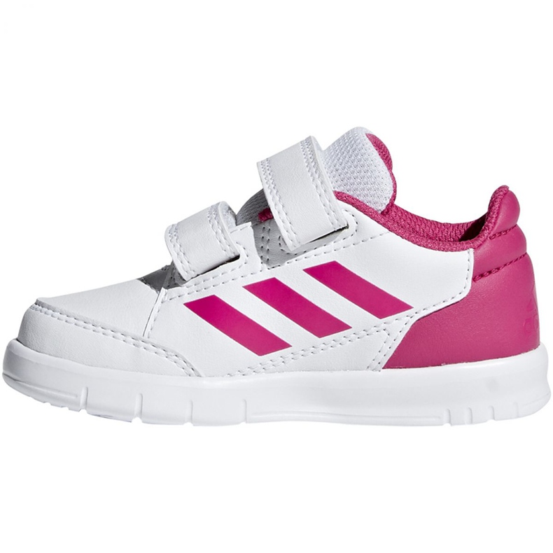 Buty adidas Altasport Cf I Jr D96846 białe fioletowe 2